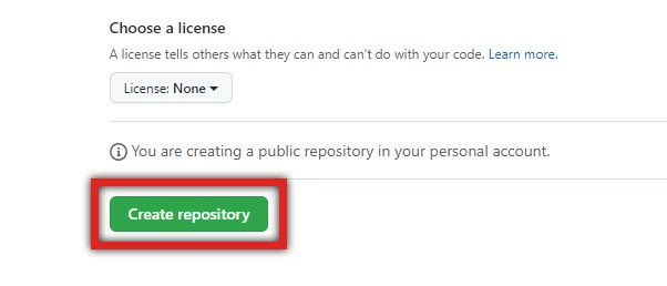 Creating a GitHub repository 3