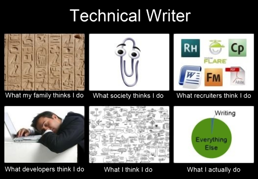 Technical writer meme